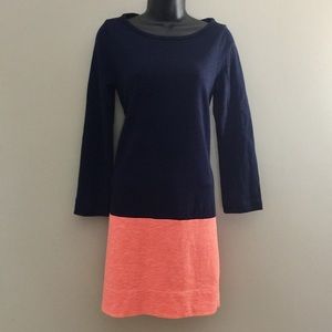 Jcrew colorblock shift dress